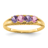 14k Family Jewelry Ring - 7 / Genuine